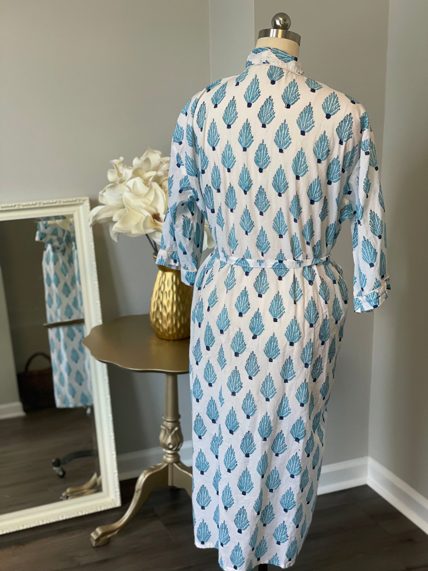 Relaxing Robe in Cotton Prints You Choose Pattern