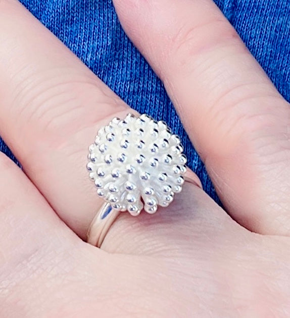 Pom Pom Sterling Ring